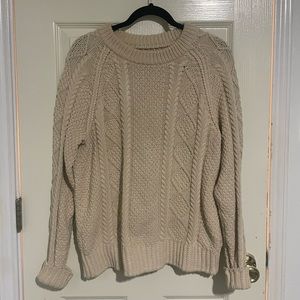 LLBean pull over knit